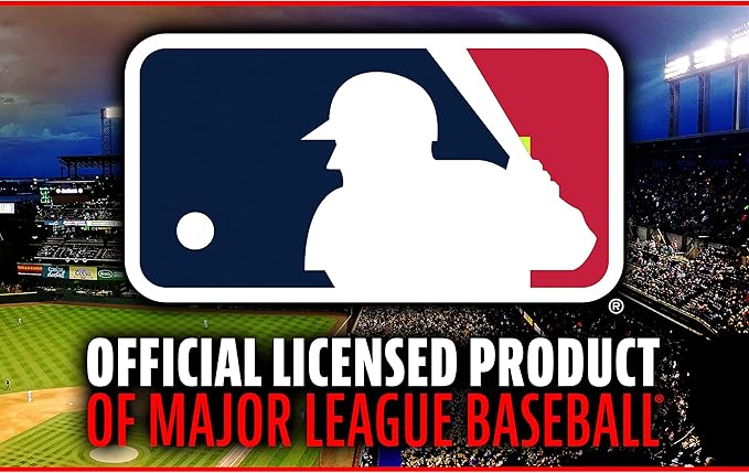 Franklin Sports - Pro Brite - Neon Rubber Teeball - MLB - Youth Tball - Baseball + Softball - Indoor & Outdoor Use