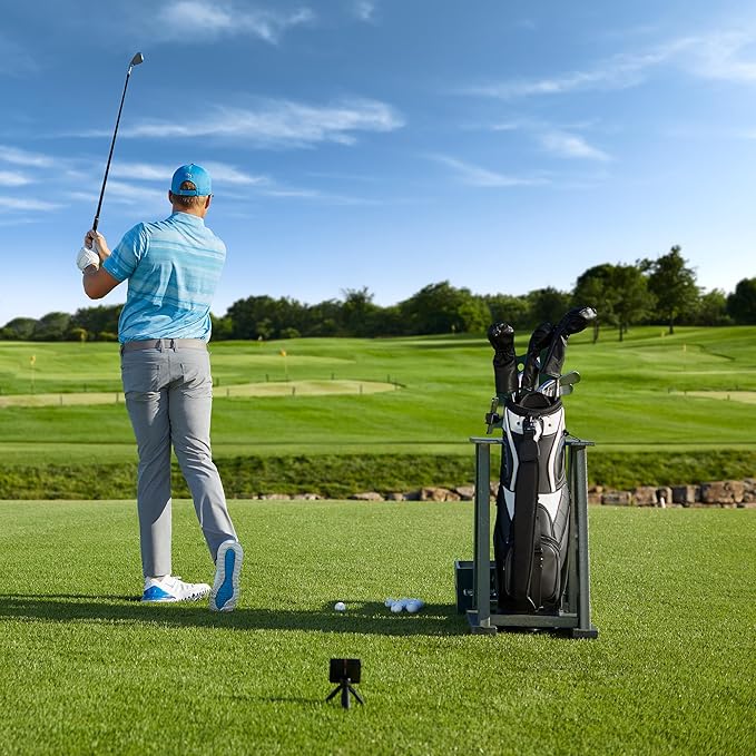 Garmin Approach R10 Portable Golf Launch Monitor | Take Your Game Home or Practice at The Driving Range | Track Metrics, Record Video or Play 43,000+ Courses with Signature Series Golf Towel