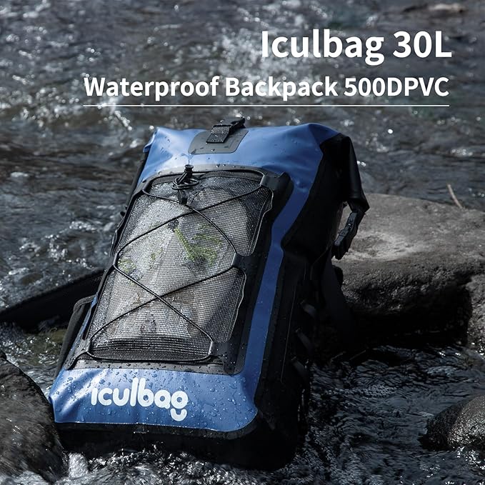 Dry Bags Waterproof Backpack for Women Men Travel Dry Bag Backpack Warterproof Bag for Kayaking Beach Boating 30L/40L