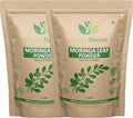 Moringa Oleifera Raw Leaf Premium Powder 16 Ounces (1 lb), Pure Tender Leaves (Pack of 2)
