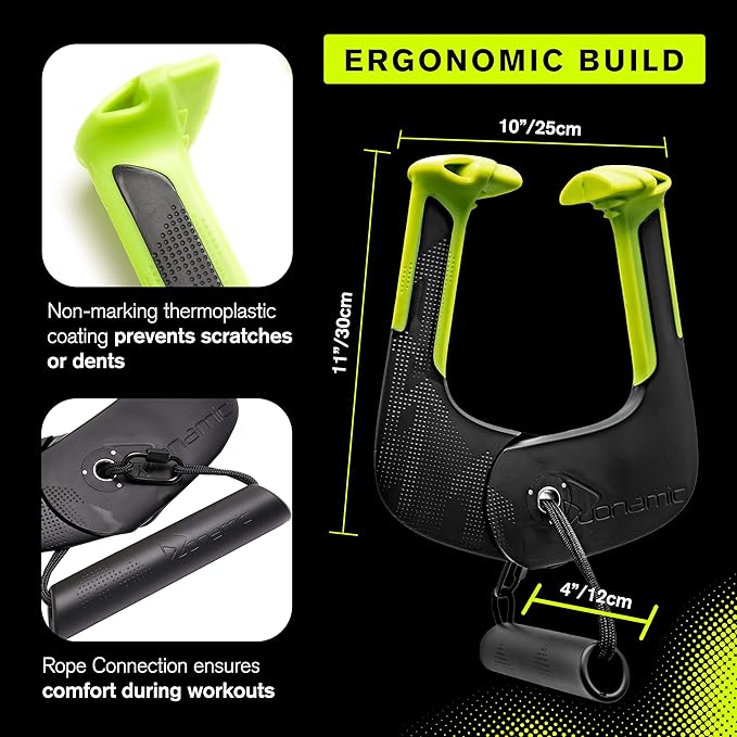 Duonamic Eleviia: Portable Doorway Pull-Up Bar – Lightweight, Travel-Ready, 250 lb Capacity