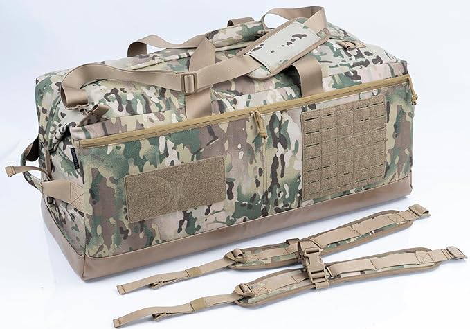 Large Military Tactical Duffle Bag Duffel Backpack for Special Work,Sports,Traveling,Camping 85L