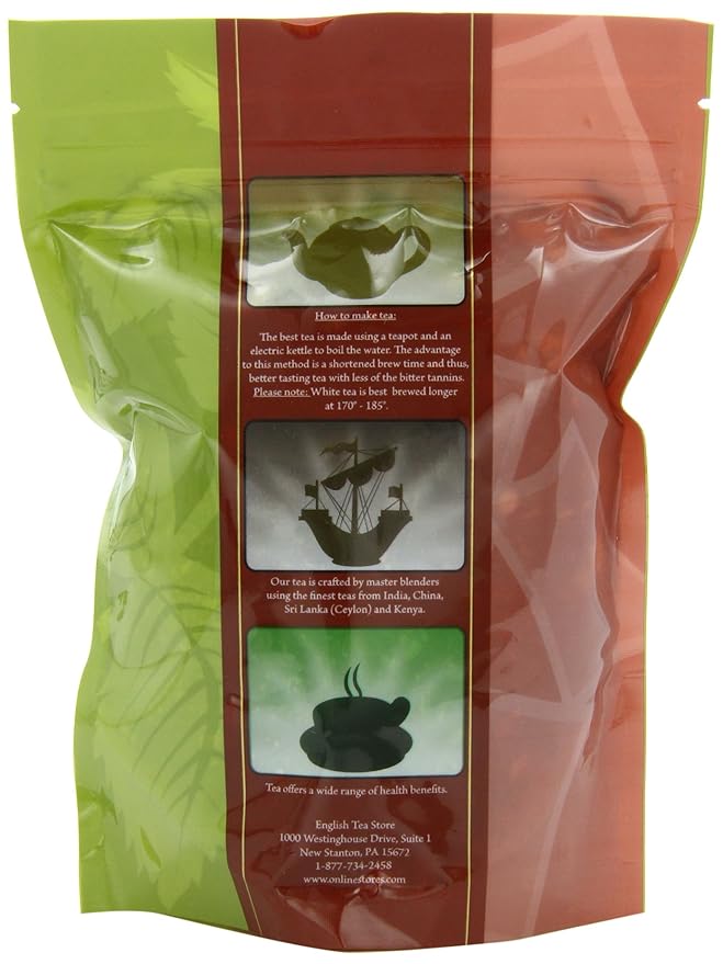 Shanghai Lichee Jasmine Tea Pouches - 4oz | Loose Leaf Green Tea Blend | Sweet Lichee and Gentle Jasmine Aroma | Smooth Sencha Style Tea from Hunan | Brew Hot or Iced for Refreshing Flavor