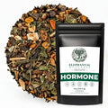 Elephantal Wellness Premium Hormone Herbal Tea | PCOS, Hormonal Balance & Mood Support with Chaste Berry, Shatavari, Dong Quai & Black Cohosh | Handmade, Non-GMO, Caffeine-Free Loose Leaf Blend – 4oz Loose Leaf, 40 Servings