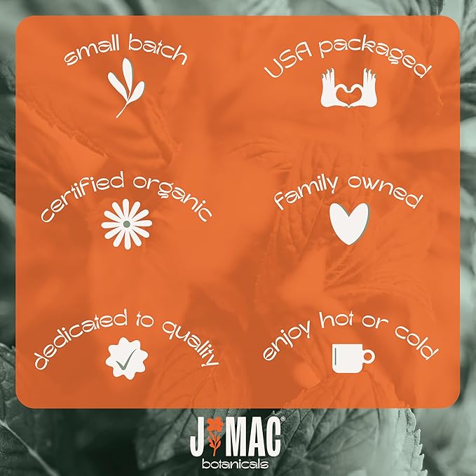 J MAC BOTANICALS Certified Organic Hibiscus Flower (2 Pounds), Hibiscus Tea, Cut & Sifted Flowers, Flor de Jamaica