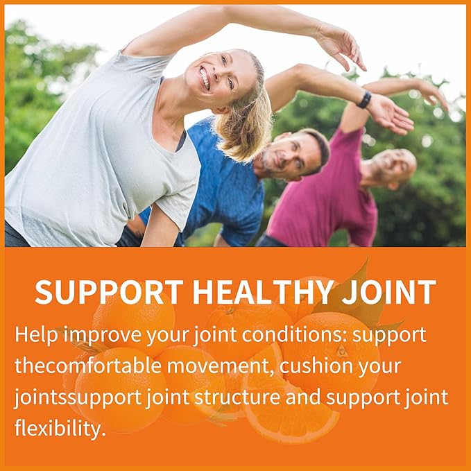 Glucosamine Chondroitin Gummies with MSM & Elderberry Extra Strength - Joint Support, Antioxidant Immune Support Supplement for Adults, Men & Women.(2 Pack)