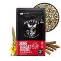 Sore Throat Tea - Wellness Tea Made with Elm Bark, Licorice Root and Marshmallow Root with Herbal and Medicinal Properties - Low Caffeine - 24 Tea Bags