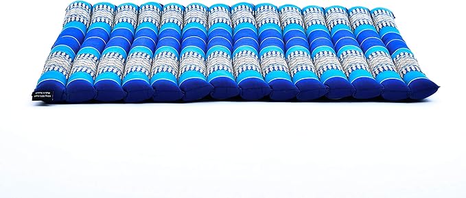 Leewadee Zabuton Seating Cushion – Square Floor Seat for Meditation Exercises, Light Yoga Mat Filled with Kapok