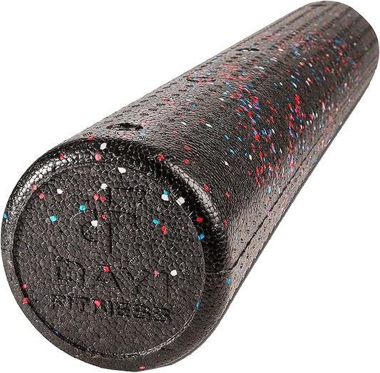 High-Density Round Foam Rollers - 4 Size and 8 Color Options - Massage Rollers for Stretching, Deep Tissue and Myofascial Release