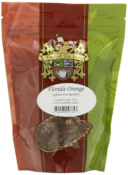 Florida Orange Rooibos Caffeine Free Tea - Loose Leaf - 4oz