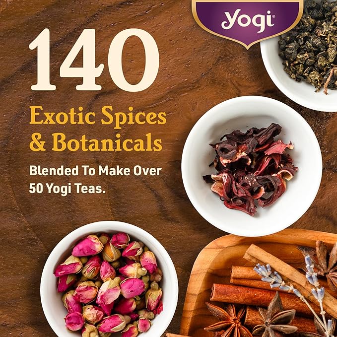 Yogi Tea DeTox Tea - 16 Tea Bags per Pack (4 Packs) - Organic Detox Tea for Digestive & Circulation Support - Includes Burdock, Dandelion, Ginger Root, Black Pepper, Cardamom & Juniper Berry