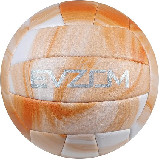 EVZOM Super Soft Volleyball Beach Volleyball Official Size 5 for Outdoor/Indoor/Pool/Gym/Training Premium Volleyballs Equipment Durability Stability Sports Ball