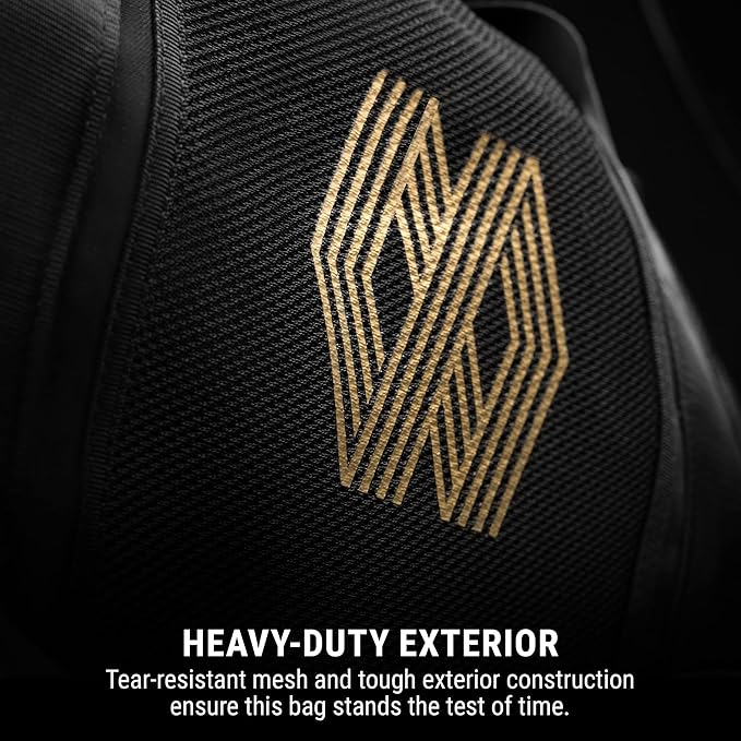 Hayabusa Mayweather Mesh Gym Bag - Black/Gold, 70L