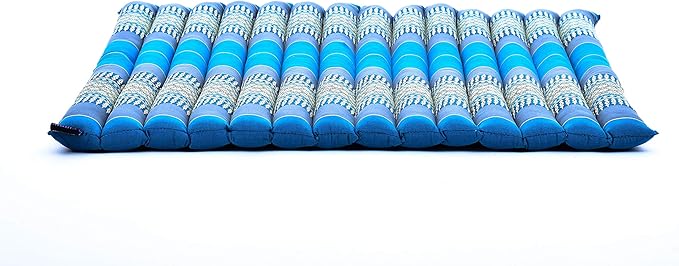 Leewadee Zabuton Seating Cushion – Square Floor Seat for Meditation Exercises, Light Yoga Mat Filled with Kapok