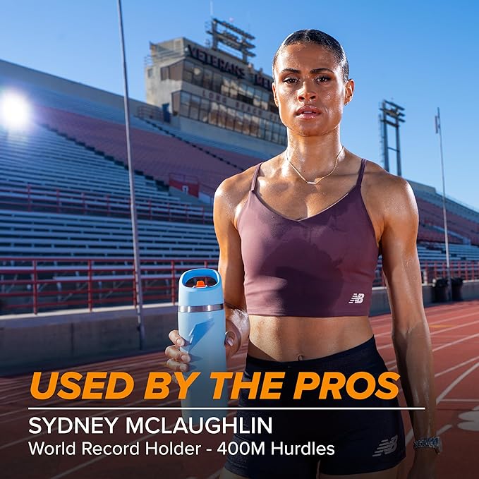 Gatorade 'Overtime' 22oz Stainless Steel Water Bottle, Twist Cap, Grey