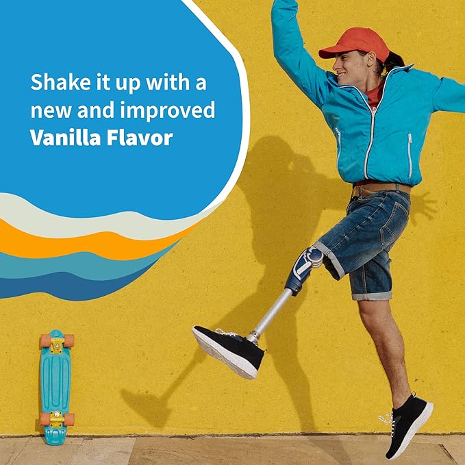 Garden of Life Meal Replacement Shakes, Raw Organic, Vanilla Protein Powder with Plant Based Pea Protein, Sprouts, Greens, Probiotics, Dairy Free 14 Servings