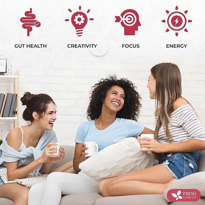 FreshDrinkUS, Premium Collagen Herbal Tea – 30 Tea Bags | Cinnamon Stick, Hibiscus, Dandelion Root, Moringa Leaves, Rose Hip, Ginger, Fennel Seed, Boswellia | Caffeine-Free, Natural Flavorful Blend