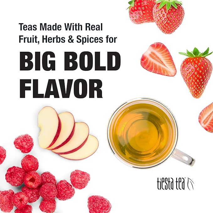 Tiesta Tea Pomegranatopia – Premium Loose Leaf Mixed-Berry Pomegranate White Tea | Low-Caffeine Blend | Hot & Iced | 3.5 Ounce Refillable Tin | Brews Up to 50 Cups