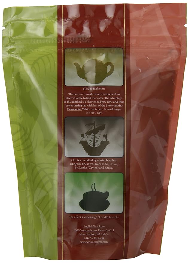 Pomegranate Hibiscus Flavored Green Tea | Loose Leaf 4oz | Hunan Sencha Style Tart Fruity Herbal Blend | Hot or Iced | English Tea Store Premium Tea