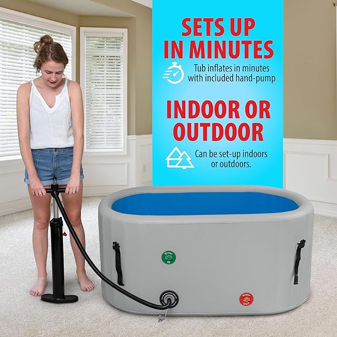 Inflatable Ice Bathtub With Chiller 2.0