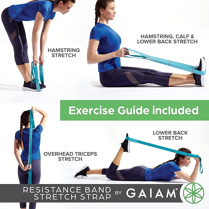 Gaiam Restore Resistance Band Stretching