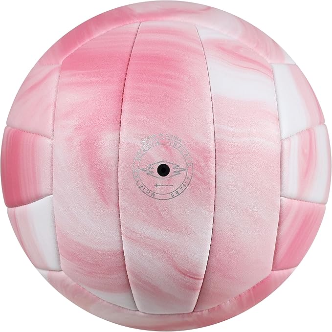EVZOM Super Soft Volleyball Beach Volleyball Official Size 5 for Outdoor/Indoor/Pool/Gym/Training Premium Volleyballs Equipment Durability Stability Sports Ball