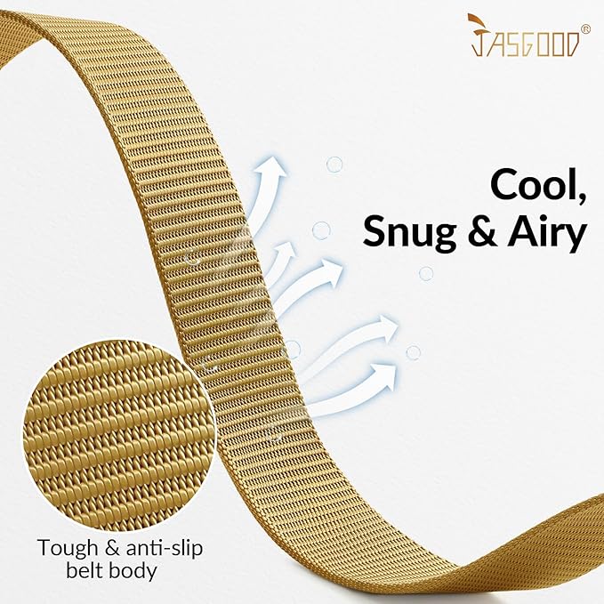 JASGOOD Nylon Canvas Breathable Military Tactical Men Waist Belt With Plastic Buckle