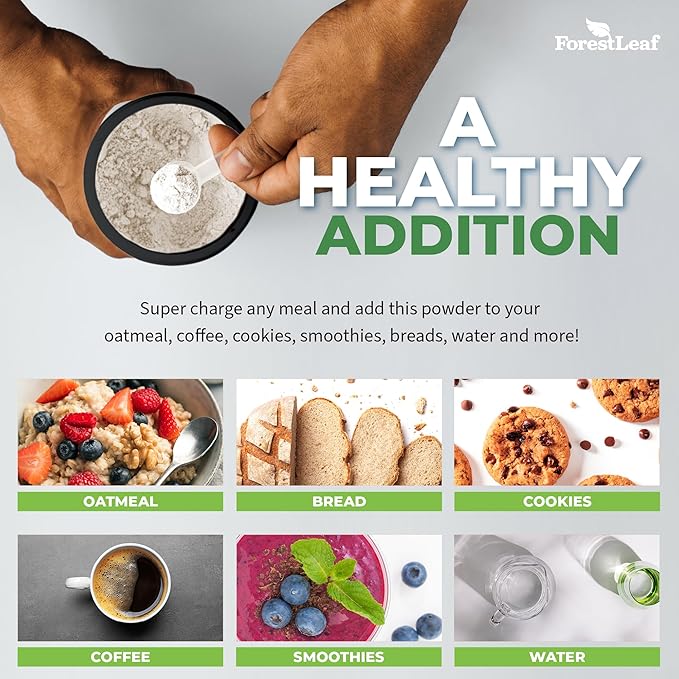 ForestLeaf Collagen Peptides Powder Unflavored - Hydrolyzed Grass Fed Keto Collagen Protein Powder Type 1, 2 & 3 - Vital Hair, Skin, Nails, Joints, Recovery, 11g Per Serving