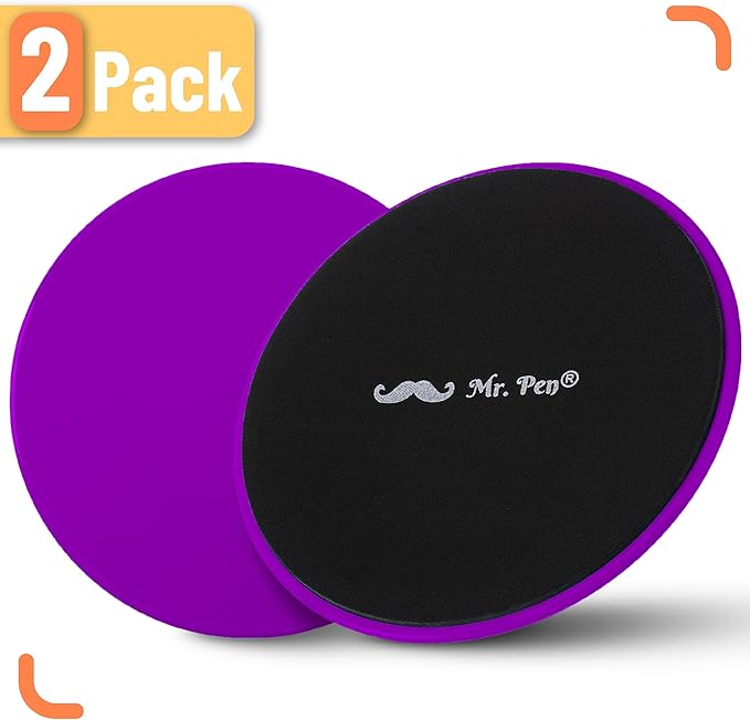 Mr. Pen Core Sliders for Working Out - 2 Pack Dual Sided Workout Sliders Discs