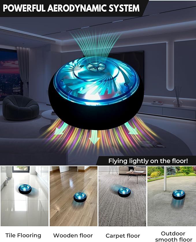 Hockey Stick Handling Trainer – Adjustable Hockey Training Equipment Set with Hover Soccer Ball, Mini Goal & Sticks – Improve Skills & Coordination for Kids & Teens