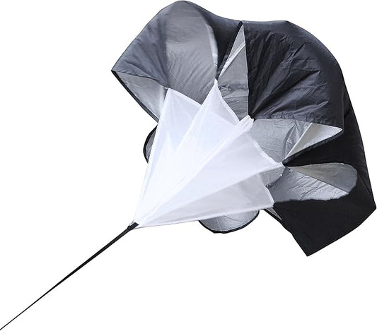 GSi 56" Chute Running Parachute Resistance Trainer for Kids Adults improving Power Speed Sprint Fitness Agility Stamina for Basketball Soccer Rugby Accessories American Football Training Equipment
