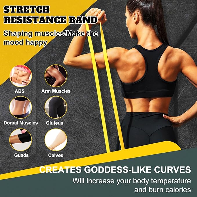 Exercise Bands Resistance Bands for Working Out,Pull Up Bands Set,at Home Workout Equipment,Workout Bands for Men and Women,Stretch Bands for Exercise