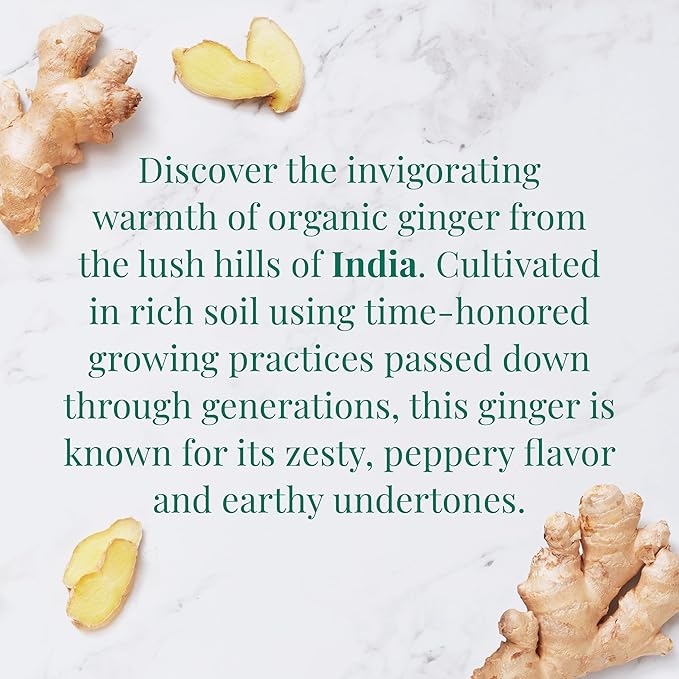 The Republic of Tea — Organic Indian Ginger SuperHerb Tea Bulk Bag, 250 Herbal Tea Bags, Naturally Caffeine-Free Herbs of Origin