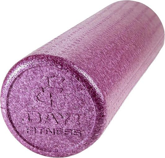 High-Density Round Foam Rollers - 4 Size and 8 Color Options - Massage Rollers for Stretching, Deep Tissue and Myofascial Release
