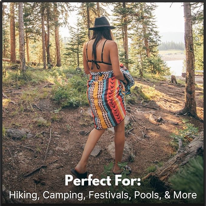 ECCOSOPHY Microfiber Beach Towel - Sand Free Towels are Quick Dry, Light Weight, Super Absorbent - Perfect Pool, Travel, Cruise, Camping Essentials - Oversized Extra Large for Adults 71x35 in