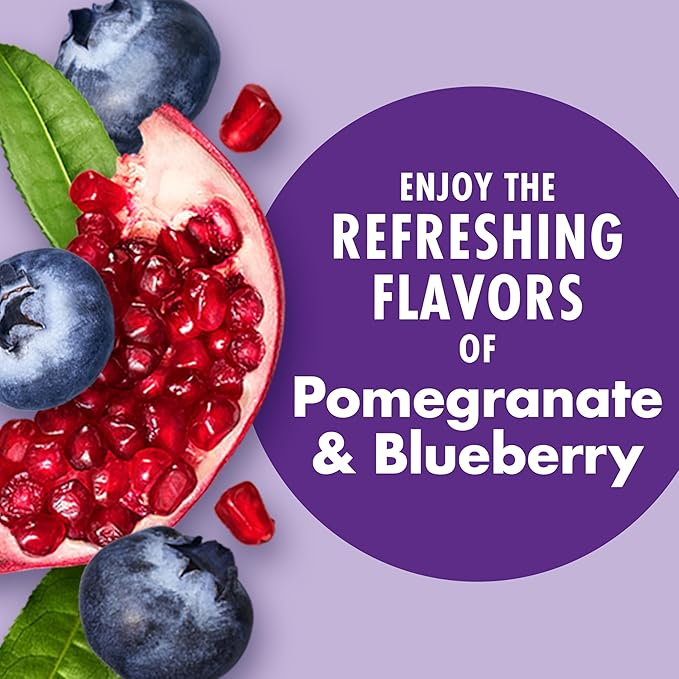 V8 +Energy Pomegranate Blueberry Juice Energy Drink, 8 fl oz Can (6 Pack)