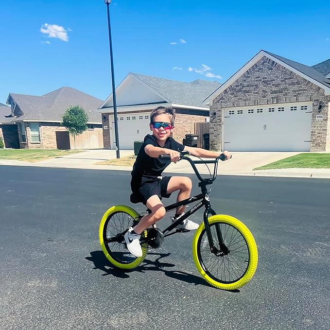 JOYSTAR Brockway Freestyle Kids BMX Bikes 20" 24" Kids Bicycles for 6-14 Years Old Boys Girls and Beginner-Level Riders 2 Pegs Multiple Colors