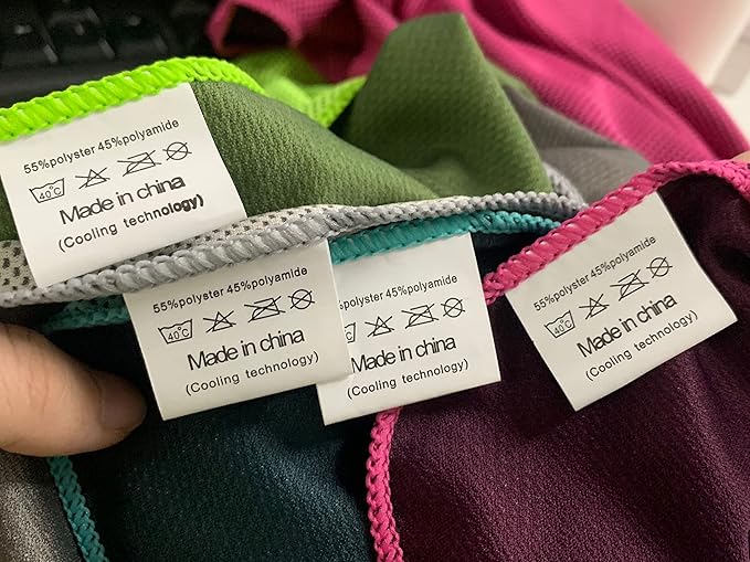 Sukeen Cooling Towel (40"x12"),Ice Towel,Soft Breathable Chilly Towel,Microfiber Towel for Yoga,Sport,Running,Gym,Workout,Camping,Fitness,Workout & More Activities