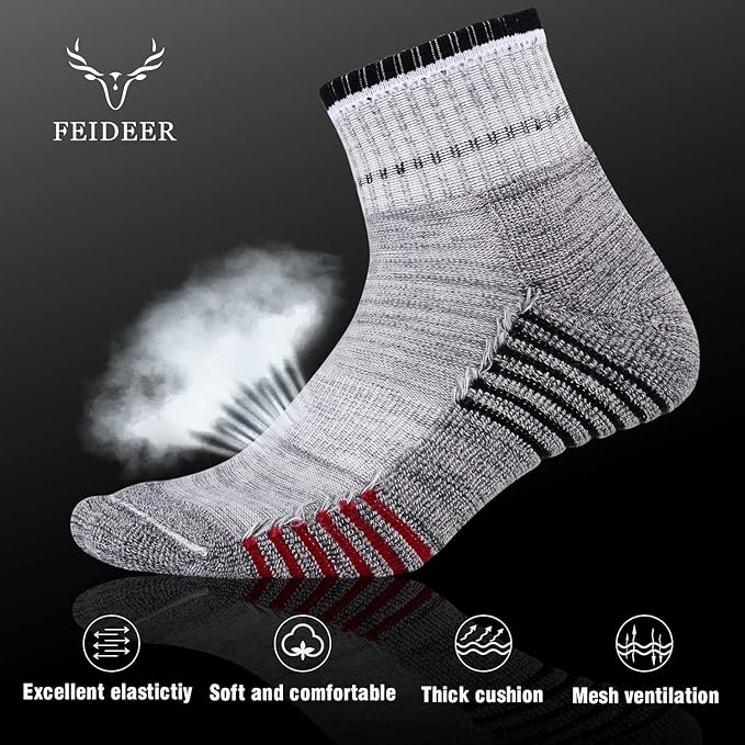 FEIDEER mens Modern Hiking socks