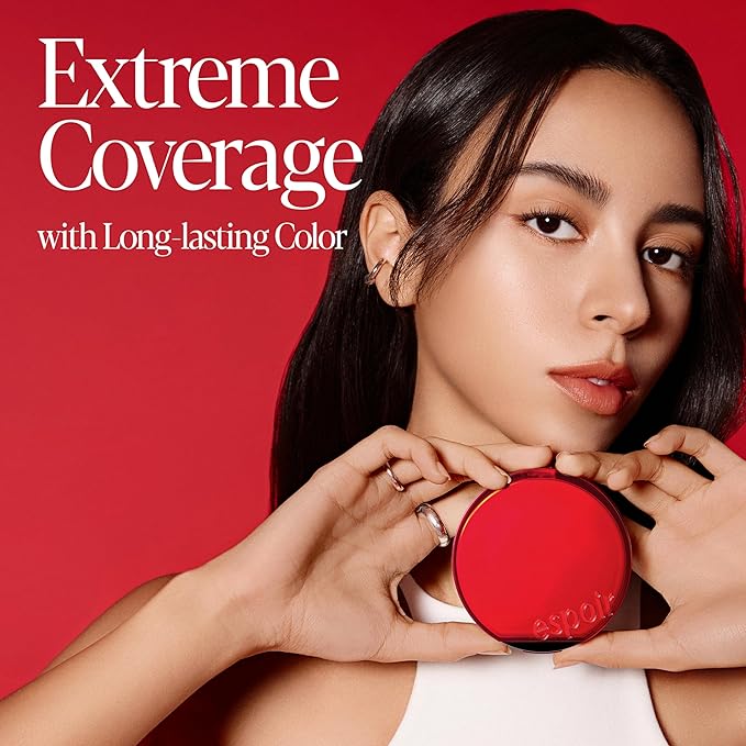 espoir [NEW] Be Velvet Cushion Foundation | Quick and Easy Coverage with Long-lasting Color by Zero Oxidation (#30 Toffee, 0.46 Ounce (Pack of 1))