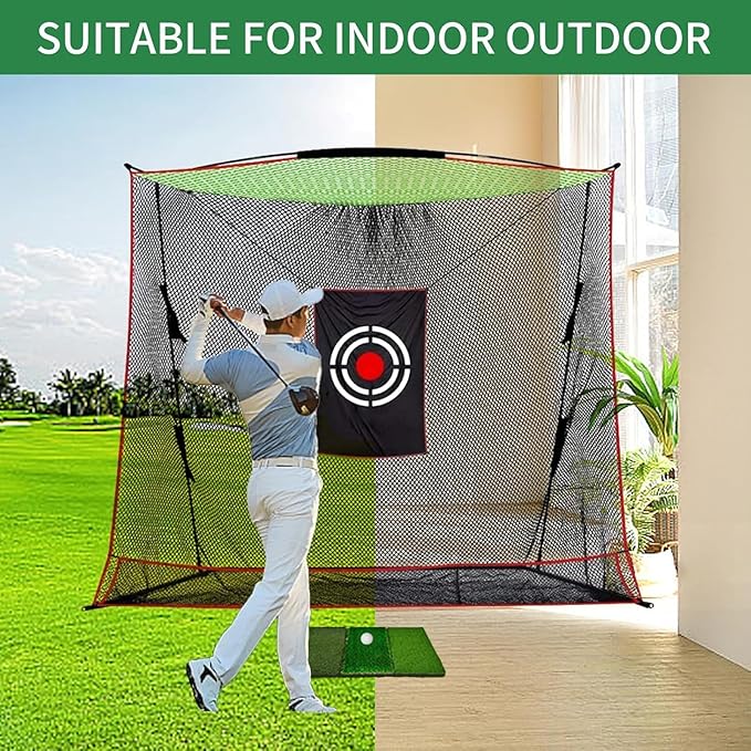 Golf Net for Backyard Drivin Heavy Duty Golf Hitting Practice Net Large Outdoor Indoor for Use10x8FT