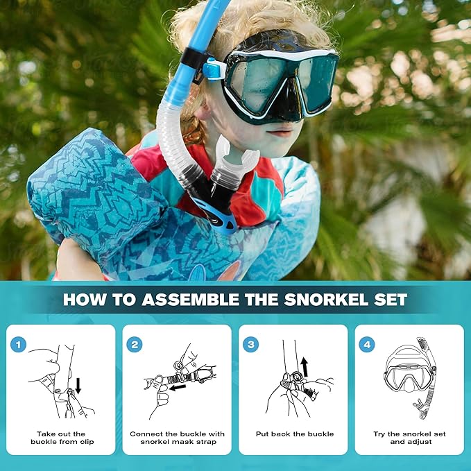 Diving Dry Snorkel, Easy Breath Diving Snorkel for Snorkeling, Scuba Diving, Freediving, Swimming Training, Design with Food-Grade Silicone Mouthpiece/Top Dry Valve for Adult Youth