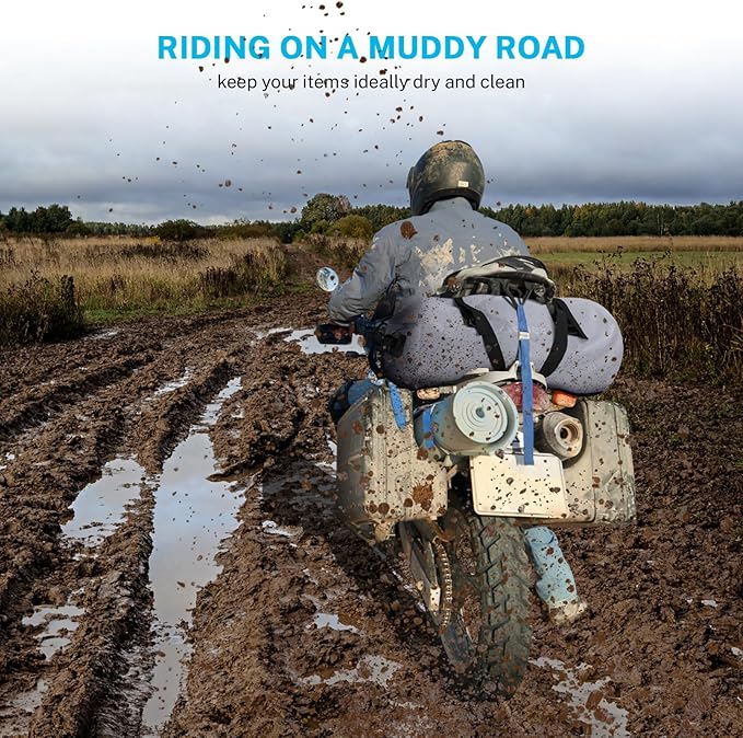 Gonex 40L 60L 80L Extra Large Waterproof Duffle Travel Dry Duffel Bag Heavy Duty Bag with Durable Straps & Handles for Kayaking Paddleboarding Boating Rafting Fishing