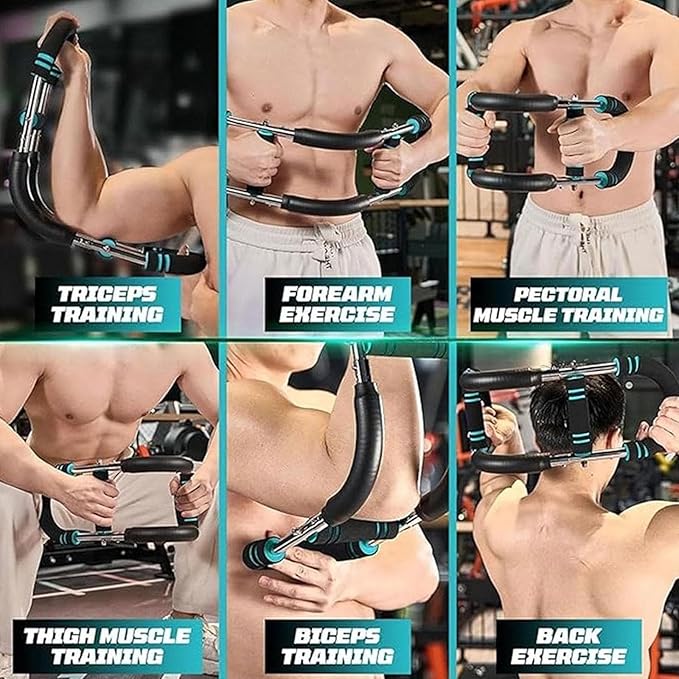 Adjustable Resistance Twist Arm Trainer, Men's Chest, Shoulder, and Arm Exercise Equipment, Portable and Detachable Upper Limb Fitness Equipment Trainer