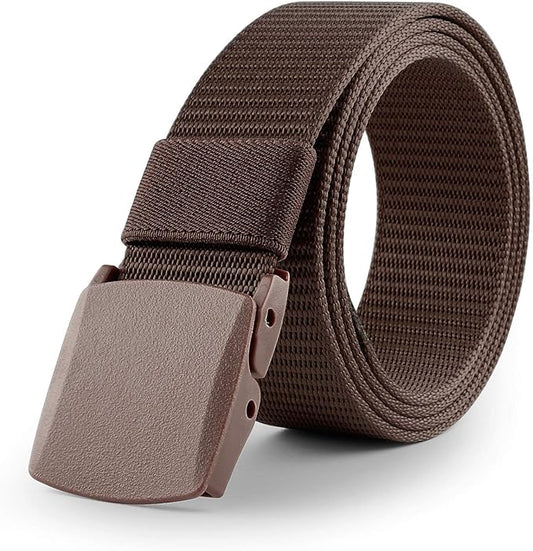 JASGOOD Nylon Canvas Breathable Military Tactical Men Waist Belt With Plastic Buckle