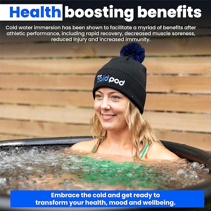 Ice Bath Tub for Athletes with Cover: 85 Gallons Cold Plunge Tub for Recovery, Multiple Layered Portable Ice Bath Plunge Pool by The Cold Pod