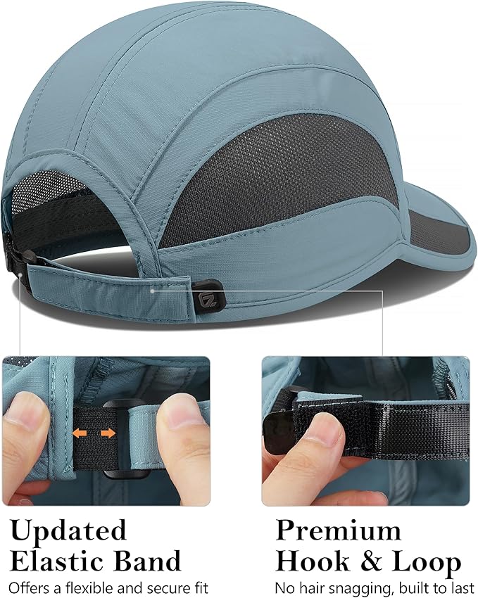 GADIEMKENSD Quick Dry Run Hat Cooling Breathable Mesh
