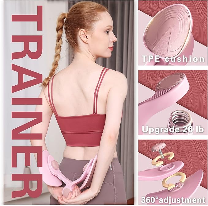 Thigh Trainer - Thigh Exerciser & Toner for Women, Inner Thigh Workout Equipment with 26lbs Resistance, Kegel Exercise Tool for Pelvic Floor & Thigh Tightening (Upgraded)