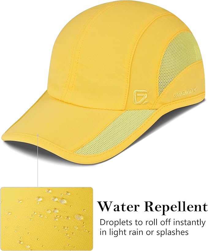 GADIEMKENSD Quick Dry Run Hat Cooling Breathable Mesh