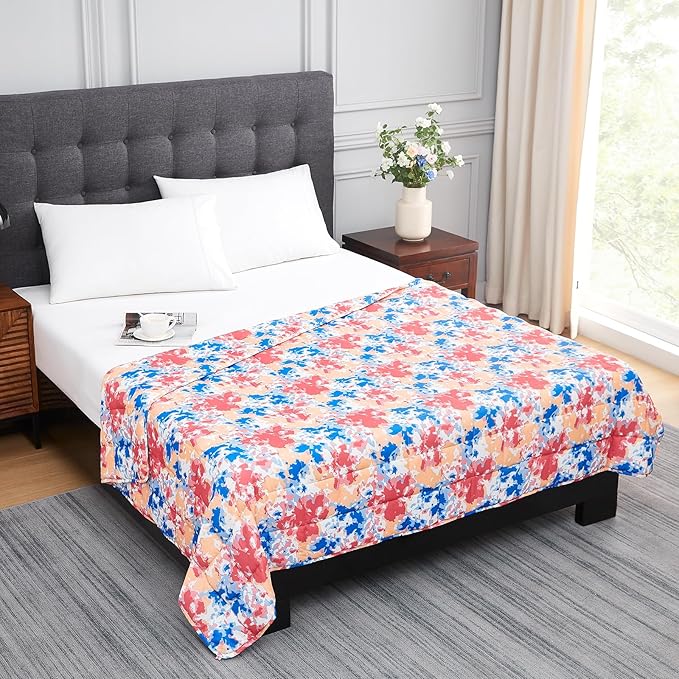 L'AGRATY Weighted Blanket - 60"x80" 20lbs Cooling Breathable Heavy Blanket Microfiber Material with Glass Beads for Adult All-Season Summer Fall Winter Soft Thick Comfort